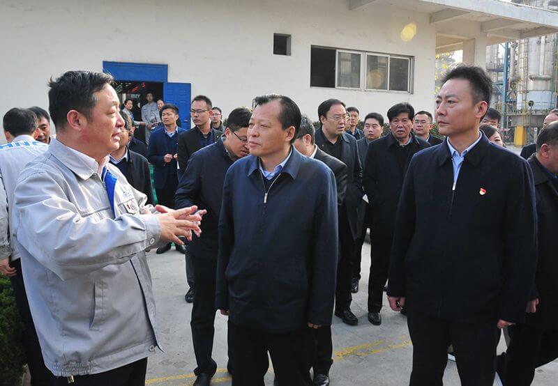 On November 23, 2018, Liu Wei, the then Deputy Governor of Henan Province, visited Dahua Zhongyuan for investigation.